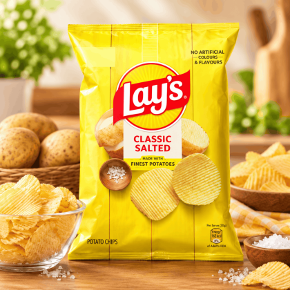 Lays Salted Potato Chips ( لیز سالٹڈ پوٹیٹو چپس )